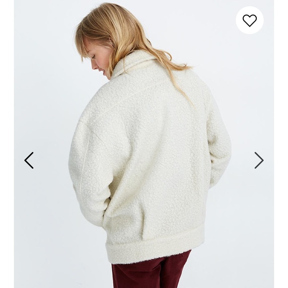 Madewell Boucle Bomber Jacket - Picture 7 of 8